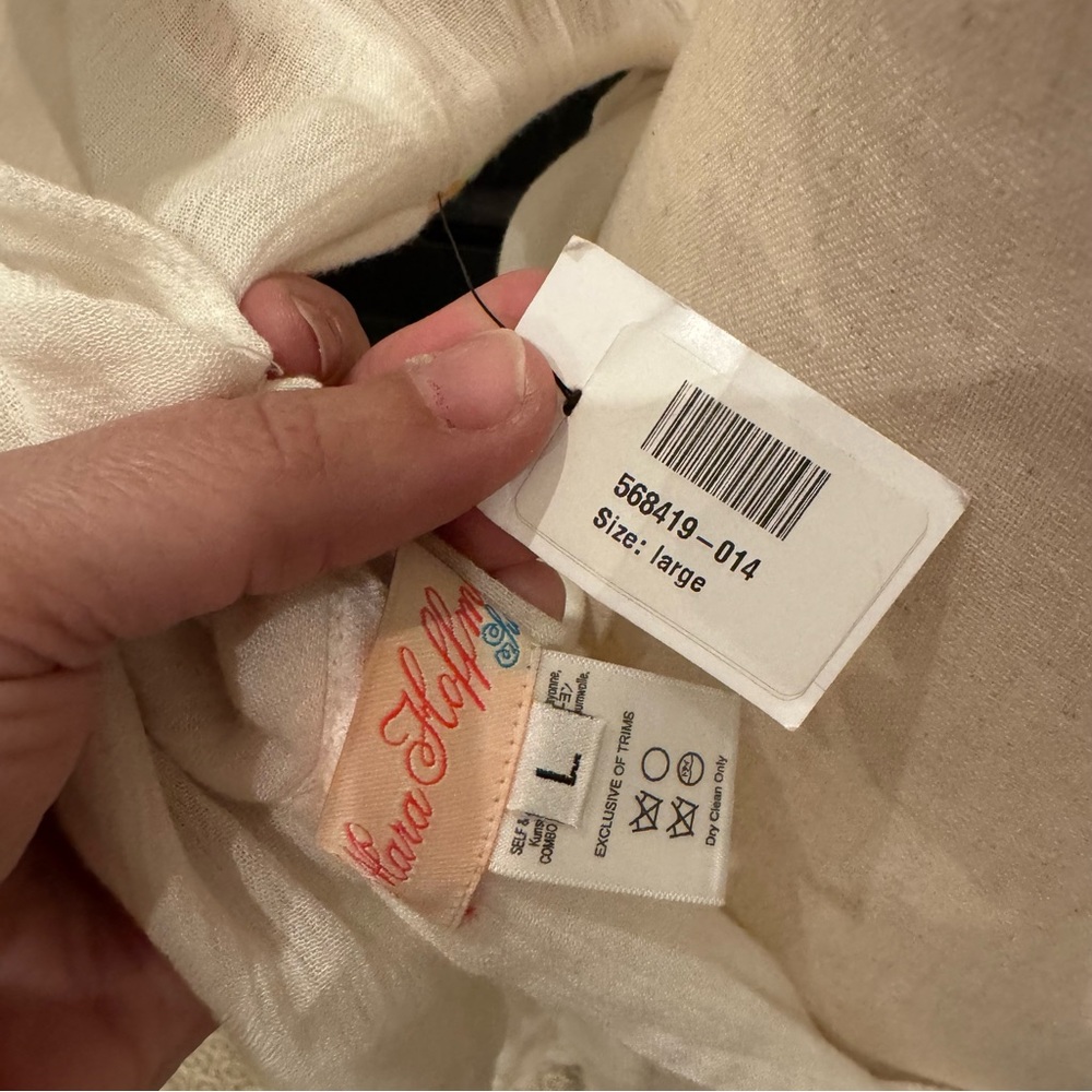 Mara Hoffman Swim Strapless Maxi Cover-Up Dress – Rainbow Stripe Bodice – Size L - Picture 13 of 13